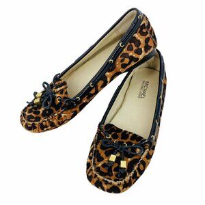 Michael Kors Animal Print Leather Loafers Sz 8.5​​​​​​​​​​​​​​